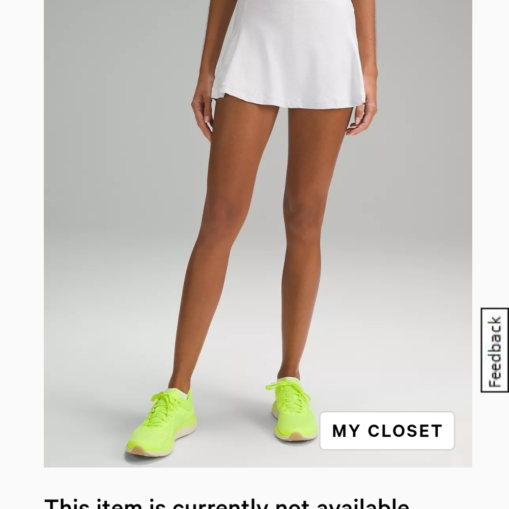 lululemon athletica White Skort